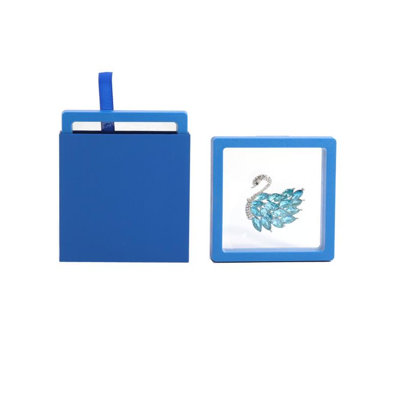 Jewelry Storage Box: Transparent PE Film Display for Necklaces & Earrings