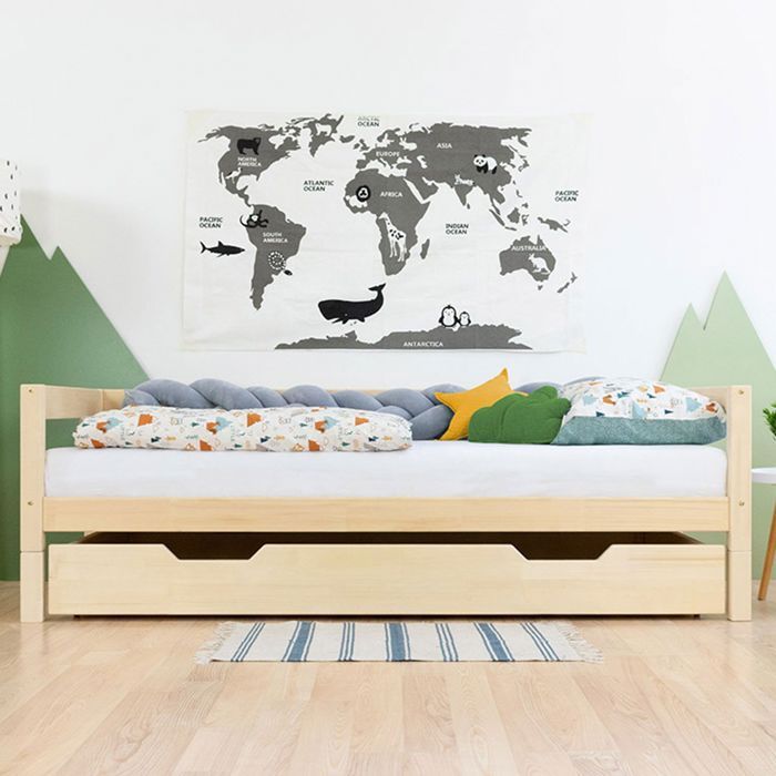Bed Drawer 80 X 180 BUDDY - Light Blue