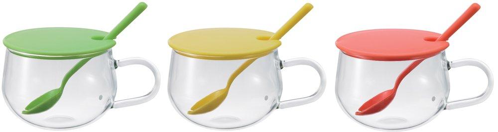 iwaki Heat-Resistant Glass Soup Cup, Arentin, Yellow, TT4006T-Y
