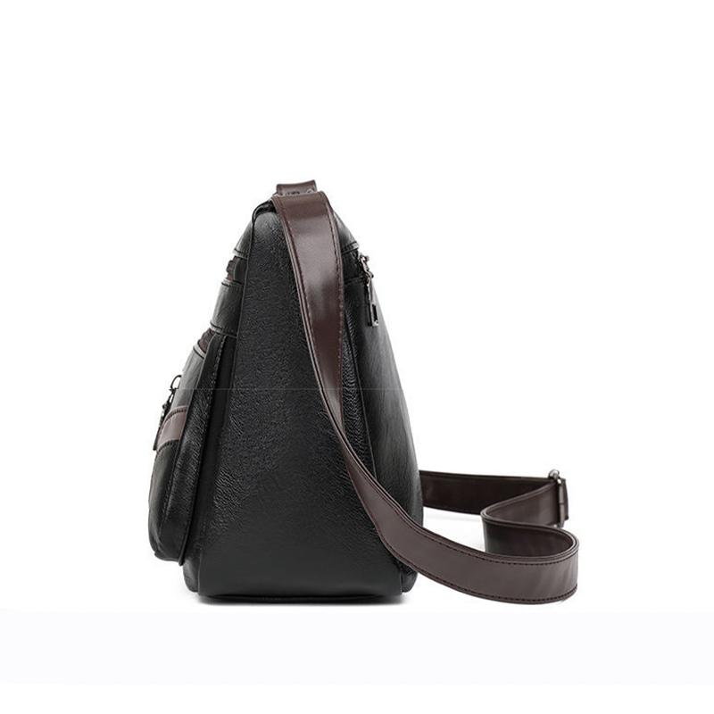Damen Einfache PU-Leder Einzelne Umhängetaschen Große Kapazität Tragetaschen Damen Mehrere Taschen Schultertasche Reisen