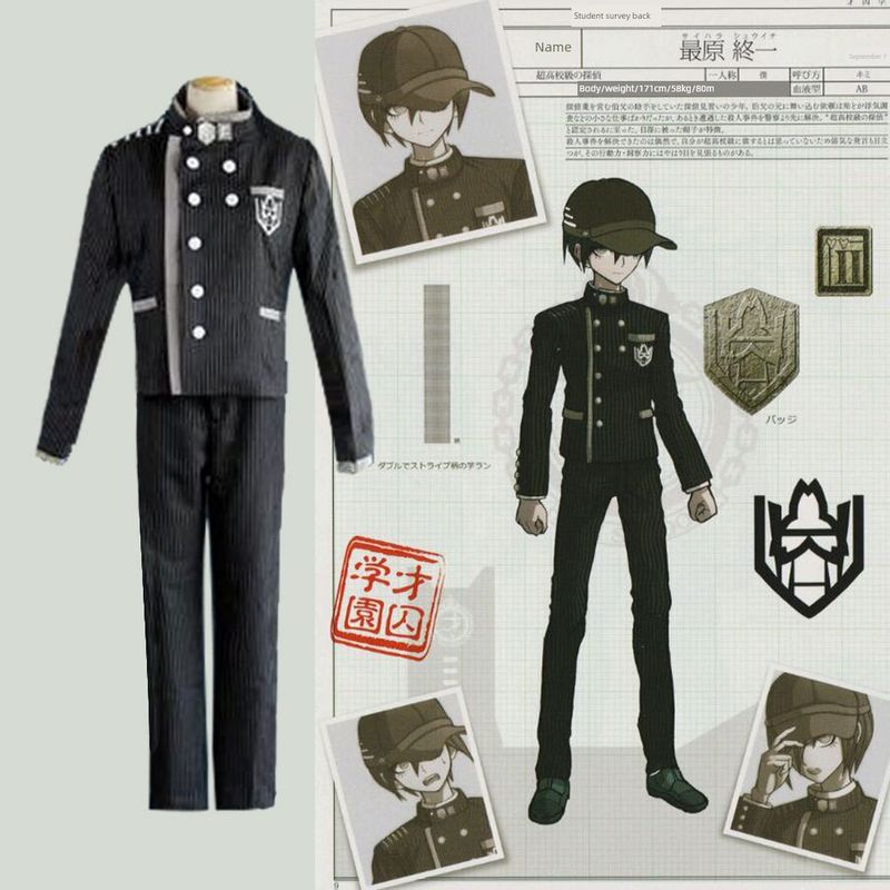 Danganronpa V3 Tea Pillar King Ouma Kokichi Cosplay Costume Iruma Midori Cosplay Halloween Costume