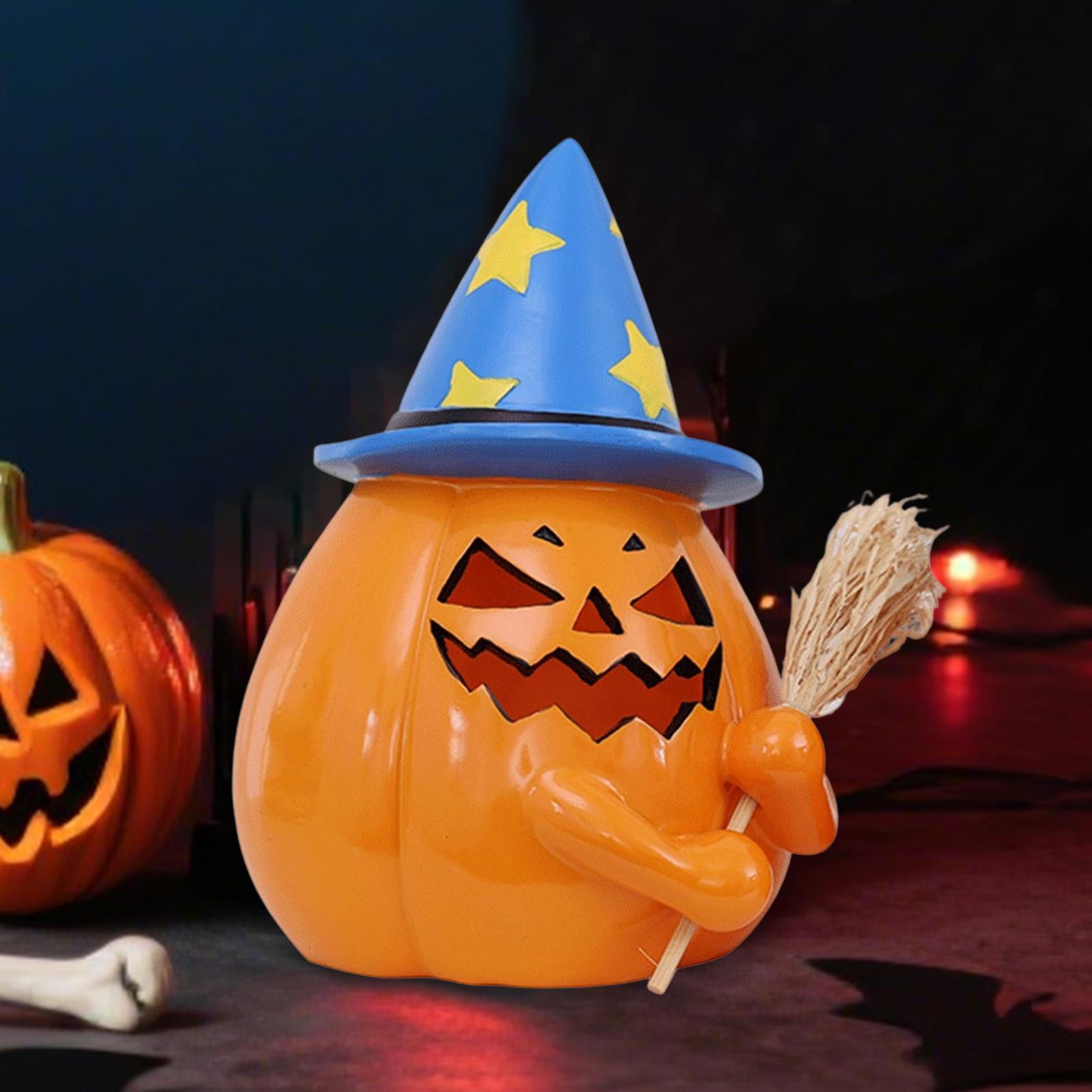 

Halloween Decoration Pumpkin Light Nursery Fireplace Desktop Lighted 13cmx15cm