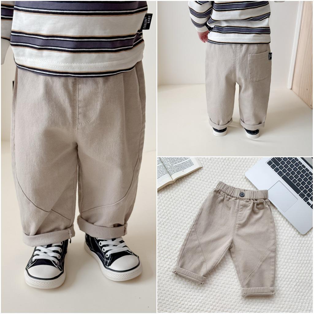

INS Baby & Toddler Spring/Autumn Casual Cotton Pants for Boys & Girls 73 cm хаки
