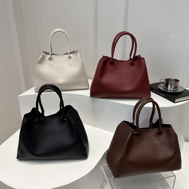 Borse da Donna Grandi Color Rosso Retro Monocolore a Spalla Shopper Tote Bag Borse di Lusso di Design