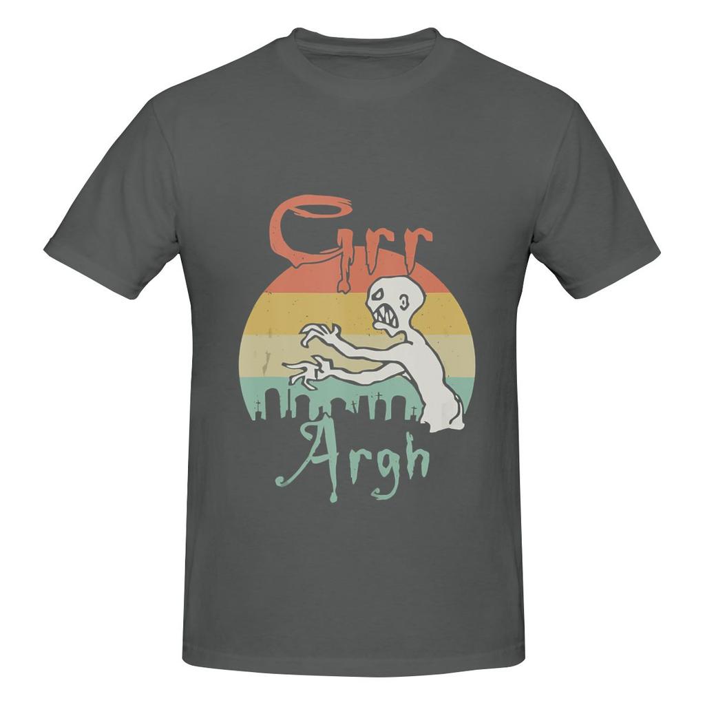 Zombie Dead Mummy Grr Argh Halloween Retro Minimalist Tshirtartistic Style Bright Colors Tshirt