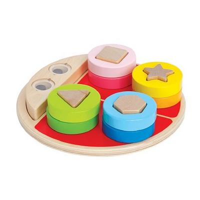 Hape Eco-friendly Ladybug Shape Insert, 12 Months or More, Korean Baby Products