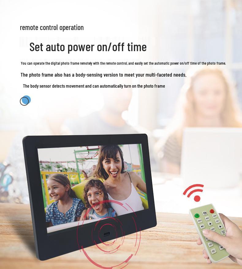 7-Inch HD Digital Photo Frame Display for Hotel Reception