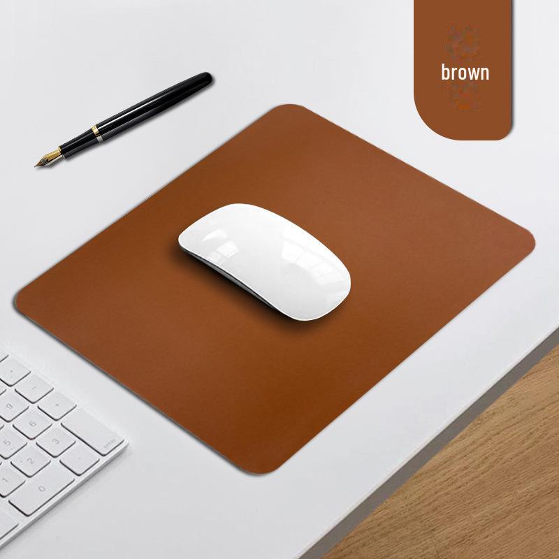 High-Quality White PU Leather Mouse Pad: Dirt-Resistant, Printable, and Round Design