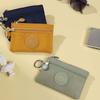 Letter Short Zipper Coin Purse Nylon Simple Money Bag Fashion Double Layer Wallet  Female/Male