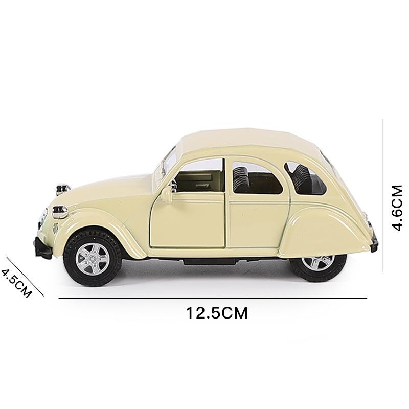 1:32 Alloy Classic Car Model Children's Toy Car Back Car Can Open The Door Boy Toy Car