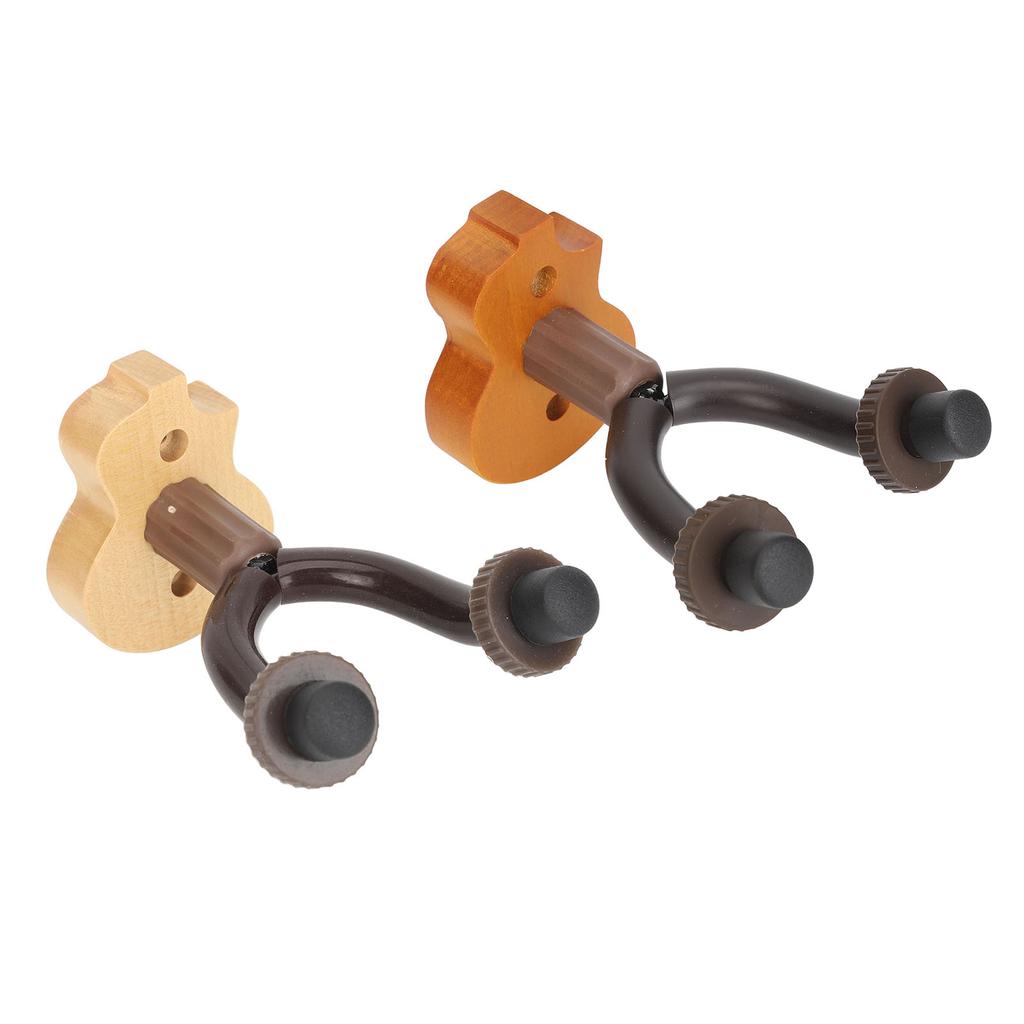 Ukulelehängare Multifunktionell Elegant Snygg Trä Ukulele Väggfäste Stativ för Ukulele Mandolin Banjo