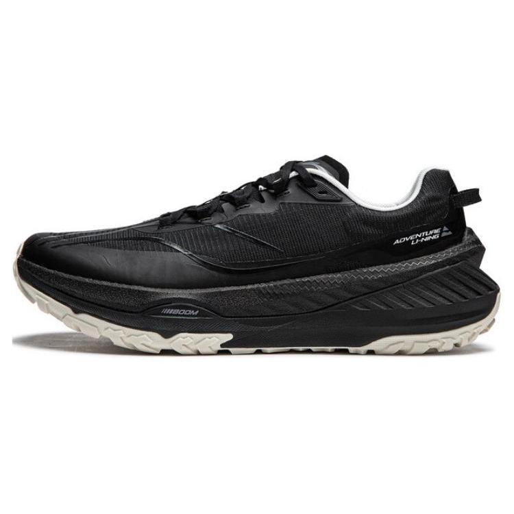 

New LiNing Cushioning, Slip Resistant, Abrasion Resistant, Breathable, Support, Rebound Low Top Running Shoes Men s Black ARNU003-4 40