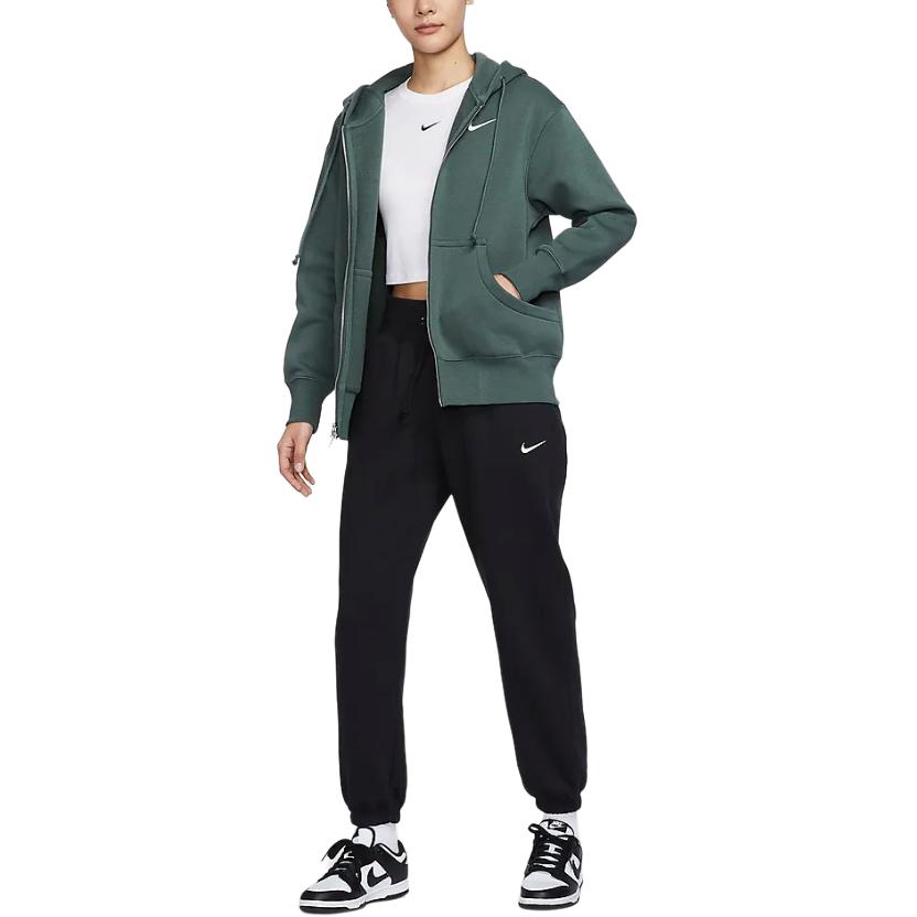 Nike Sportswear Phoenix Fleece Oversize Fashion Comfortable Zippers Fleece Lined Hooded Jackets & Coats Women's DQ5759-338