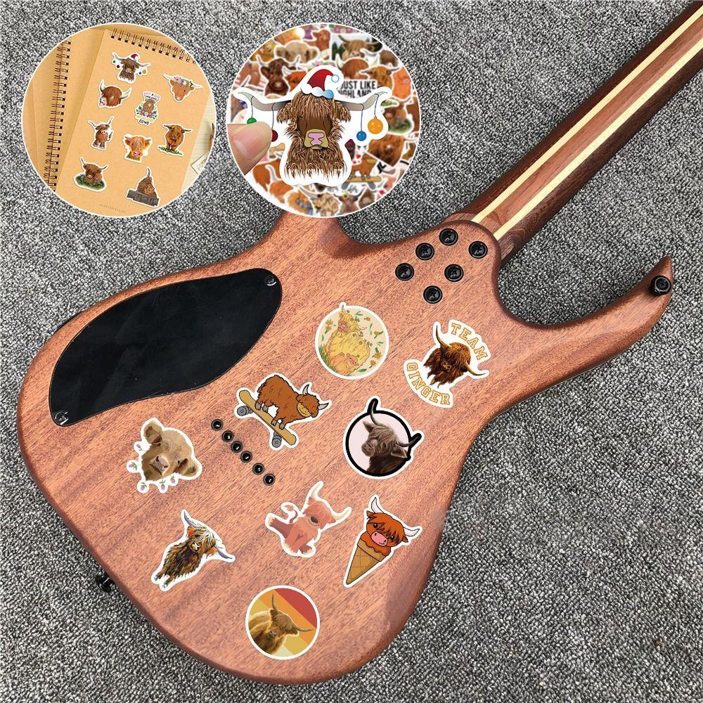 

Бутылка с водой DIY Ноутбук Багажные наклейки Мультяшное животное Плато Корова Наклейки Наклейки Украшение