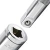 11Pieces Metric Long Chrome Socket Set 6-Point Deep Socket 1/4-Inch Drive From 4 Mm To 14 Mm Professional Grade