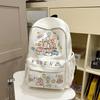 High-value Cartoon Backpack Women's New Casual Large-capacity Backpack Junior High School High School Student Schoolbag