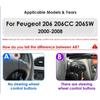 2 DIN autorádio s Androidem pro PEUGEOT 206 206CC 206SW 2000-2008 Auto Multimedia Player WIFI GPS Autoradio Carplay Navi 2+64GB