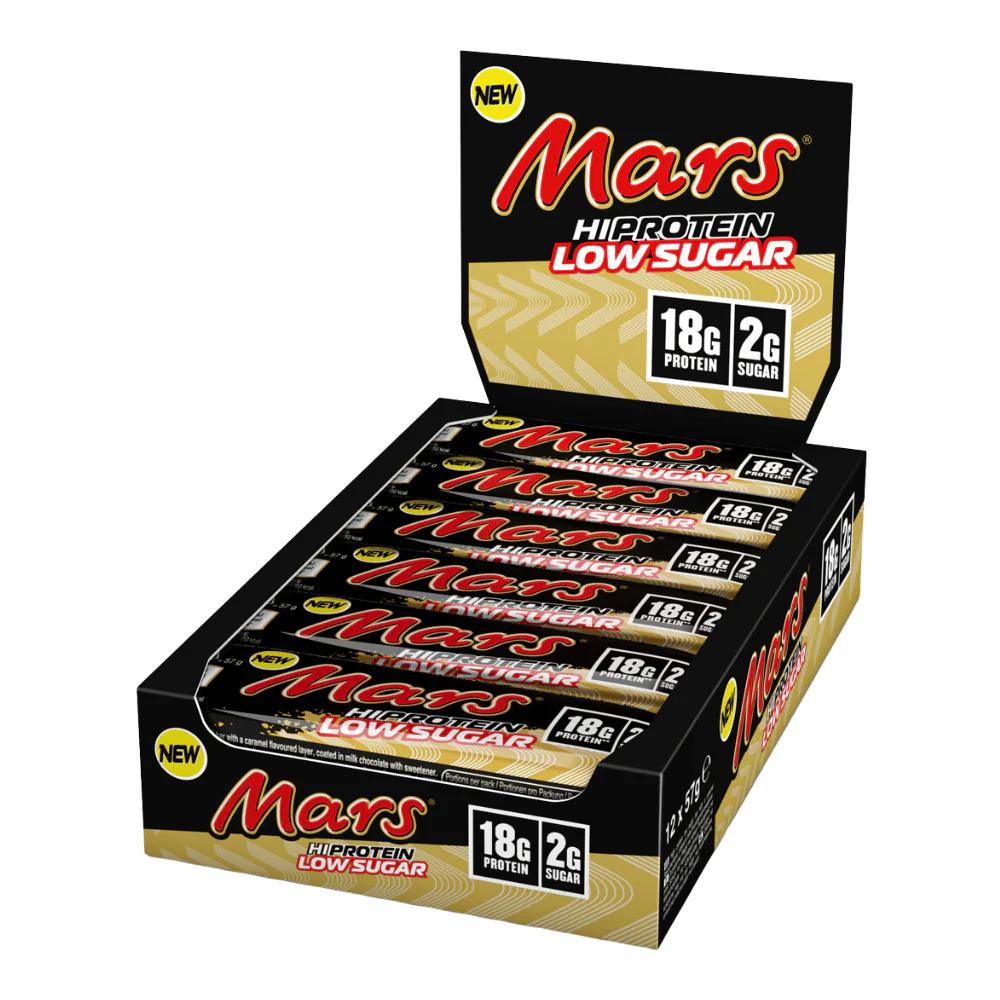 Barretta Cioccolato Mars Alto Proteine Basso Zucchero Cioccolato al Latte 55G X 12 Confezioni 1 Scatola