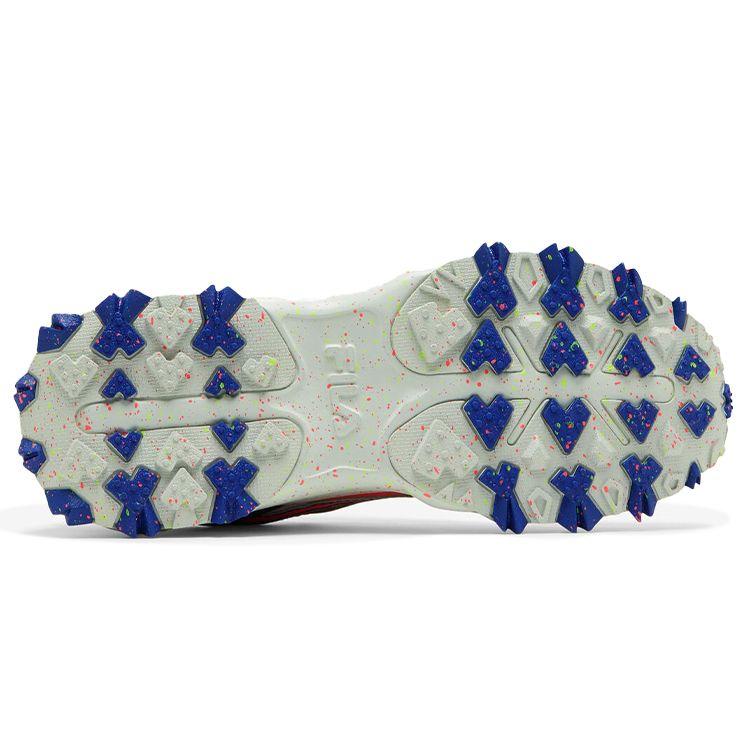 FILA Oakmont TR Synthetic Leather Trendy Low-Top Dad Sneakers Women sneakers Blue Gray Orange 5JM01621_693