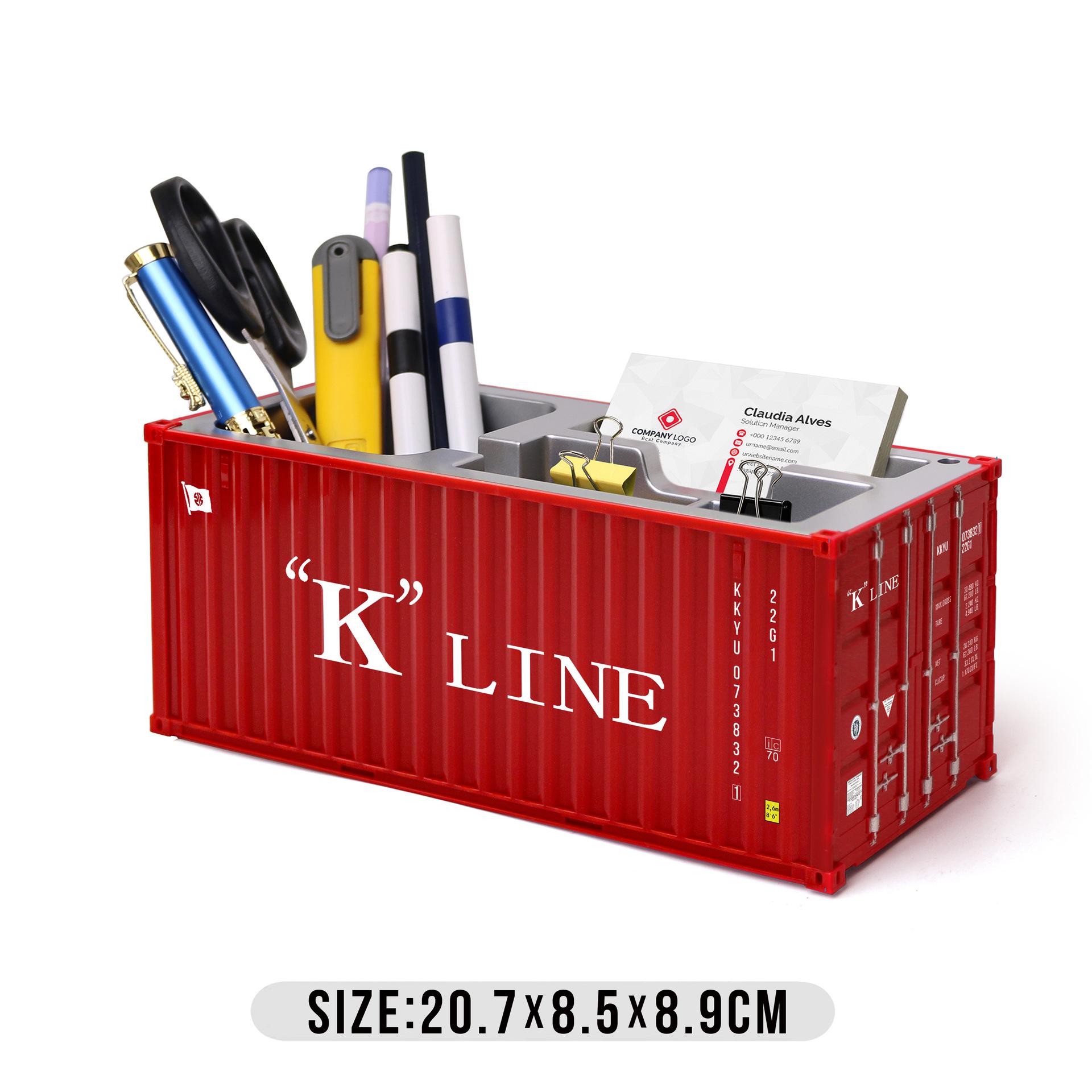 Mini COSCO Shipping Container Model Ornament & Storage Box Gift