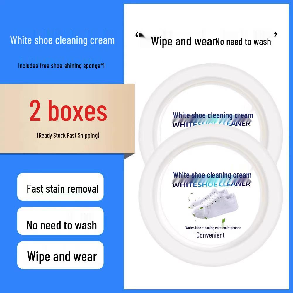

Набор для отбеливания обуви: Не требующее смывания чистящее средство, пятновыводитель, чистящие салфетки, щетка и крем