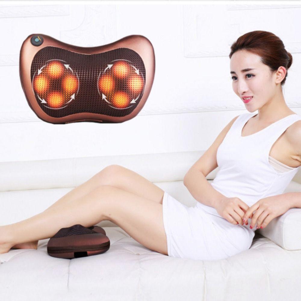Multifunctional Electric Massage Pillow Kneading Cervical Massage Device Car Massage Pillow Home