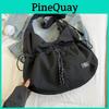 Nylon Tote Bag For Women With Zipper Pocket And Urban Minimalist Style