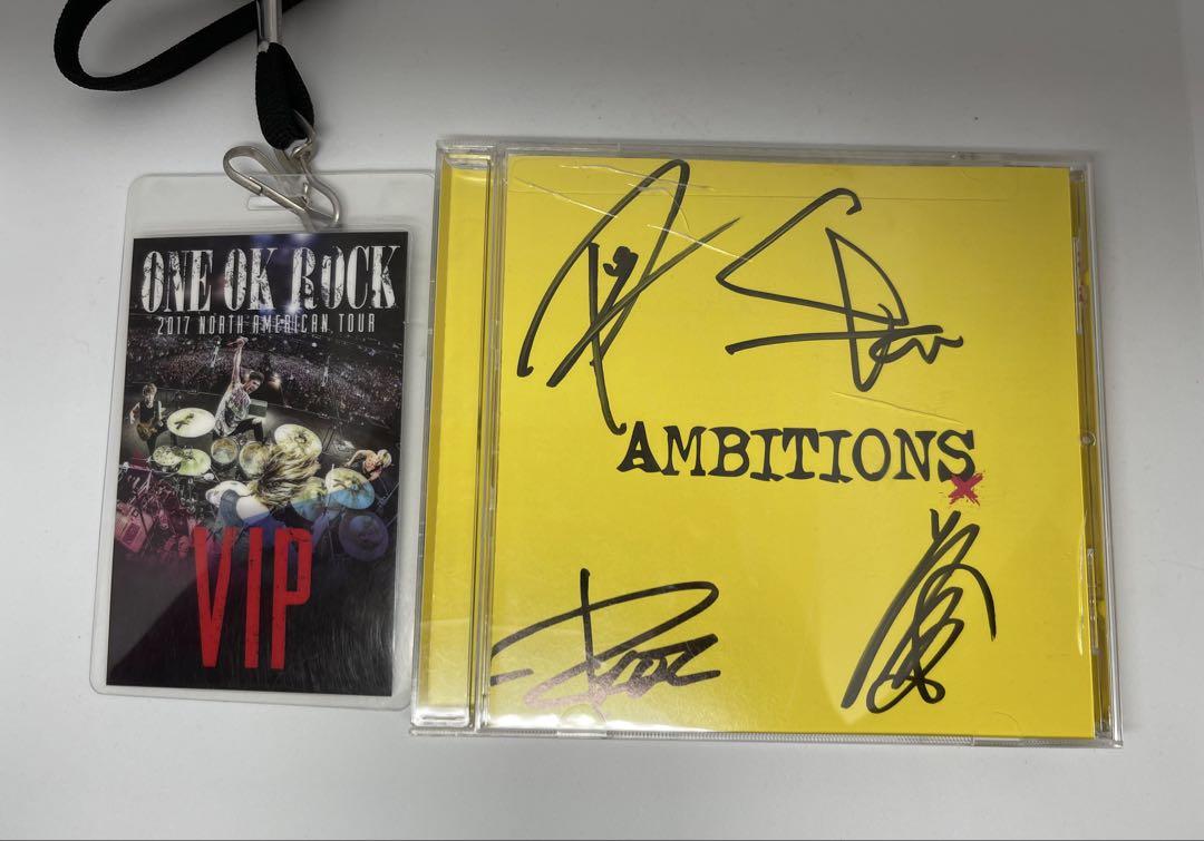 

[USED] ONE OK ROCK Ambitions Signed CD ONE OK ROCK VIP