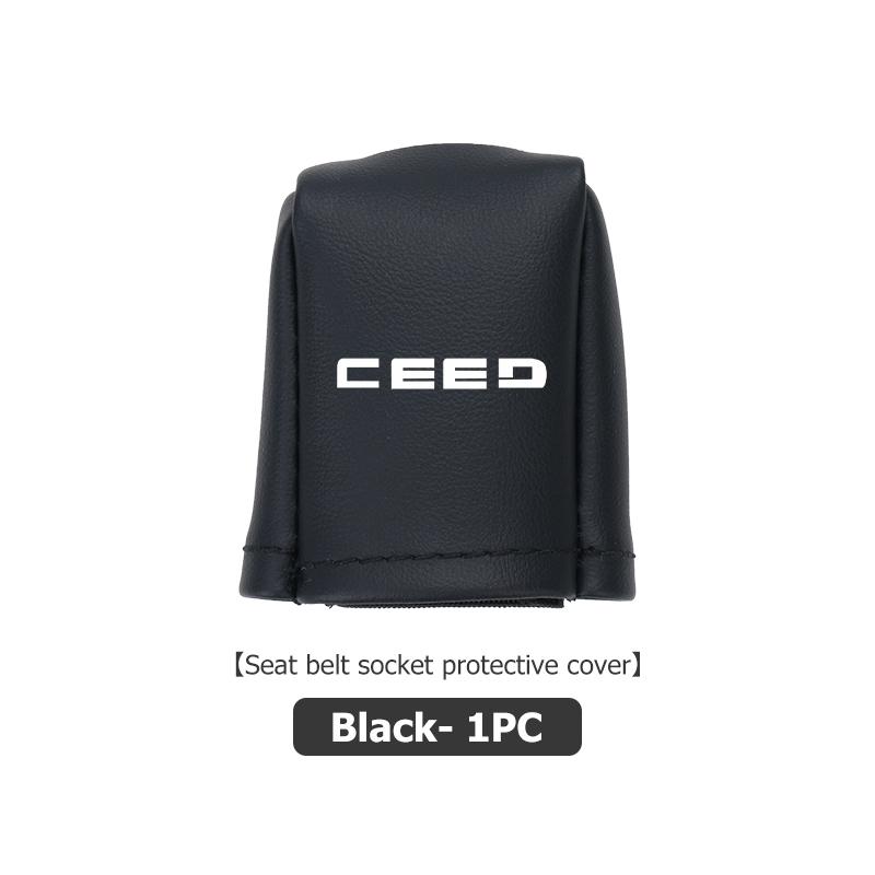 For KIA Universal Car Logo Seat Belt Buckle Protect Cover Anti Scratch Accessories Cerato Proceed Venga Stonic Picanto Sorento zqdtx40 vngk1