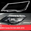For BMW 6 Series E63 E64 2004-2010 Headlight Cover Car Headlamp Lens Glass Replacement Front Lamp Shade Auto Shell 2006 2008