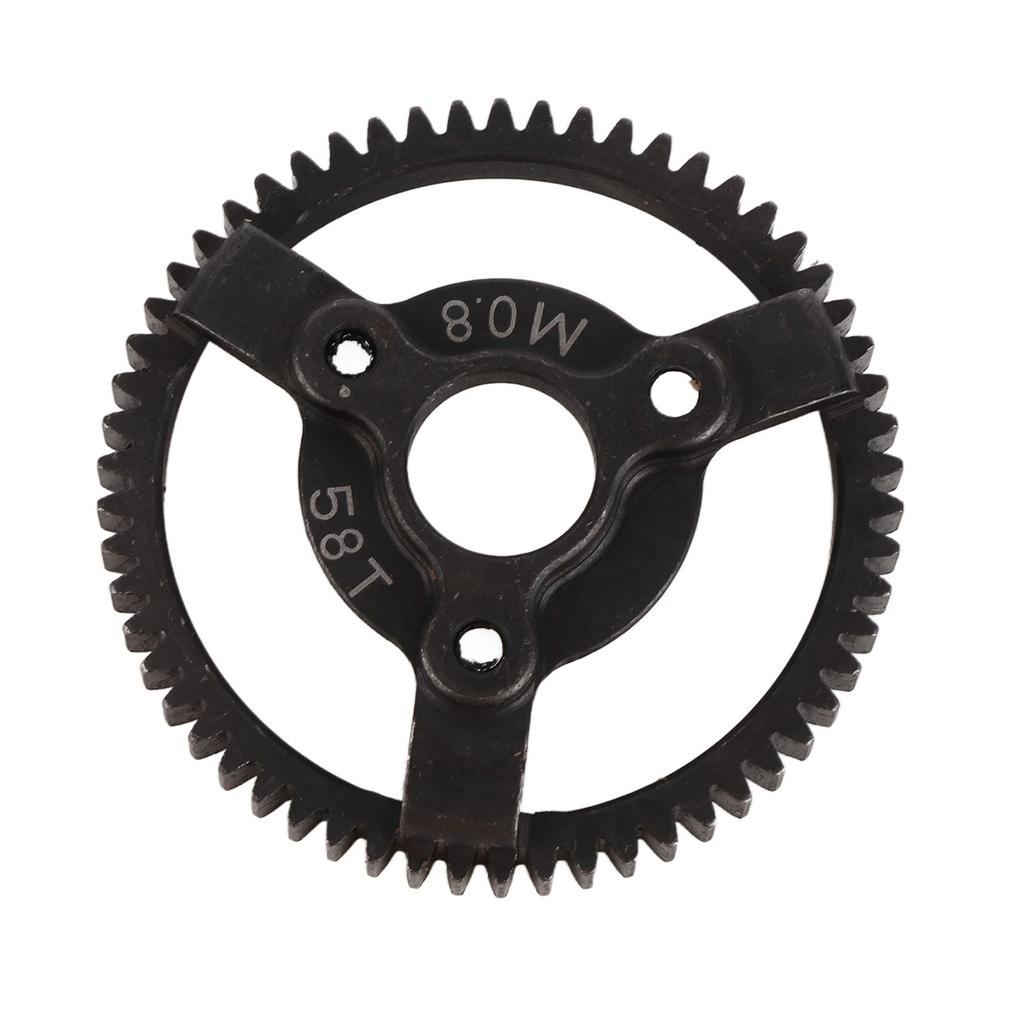 RC Car Steel Spur Gear 32P 0.8M Steel Spur Gear Replacement for Traxxas Slash 1 10 2WD 58T