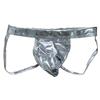 Men Club Briefs U Convex Bouncy Breathable Solid Color Smooth Surface Slutty Hollow Out Plus Size Open Butt Men Thongs Clubwear Clothes