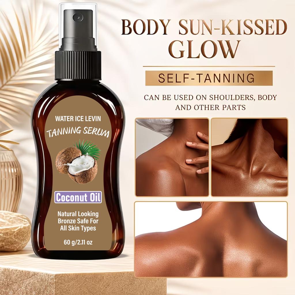 Serum do samoopalania z infuzją kokosową Delikatny Stopniowy Bronzer Nawilżający Olejek do Samoopalania Codzienna Pielęgnacja Skóry Ciała 60g