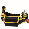 1PC Portable Tool Waist Pouch - Adjustable Belt, Large-Capacity Wear-Resistant for Electricians & Carpenters