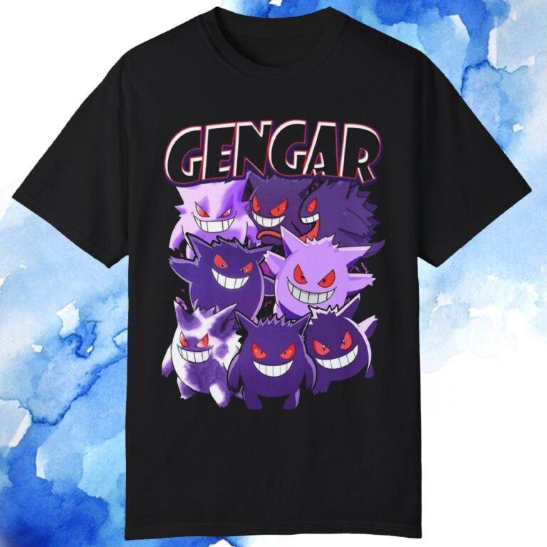 Anime Gengar Graphic T Shirt Man Pokemon 2026 Oversized Women Casual Cotton Short Sleeve Tee Streetwear Y2k Clothes Summer Tops