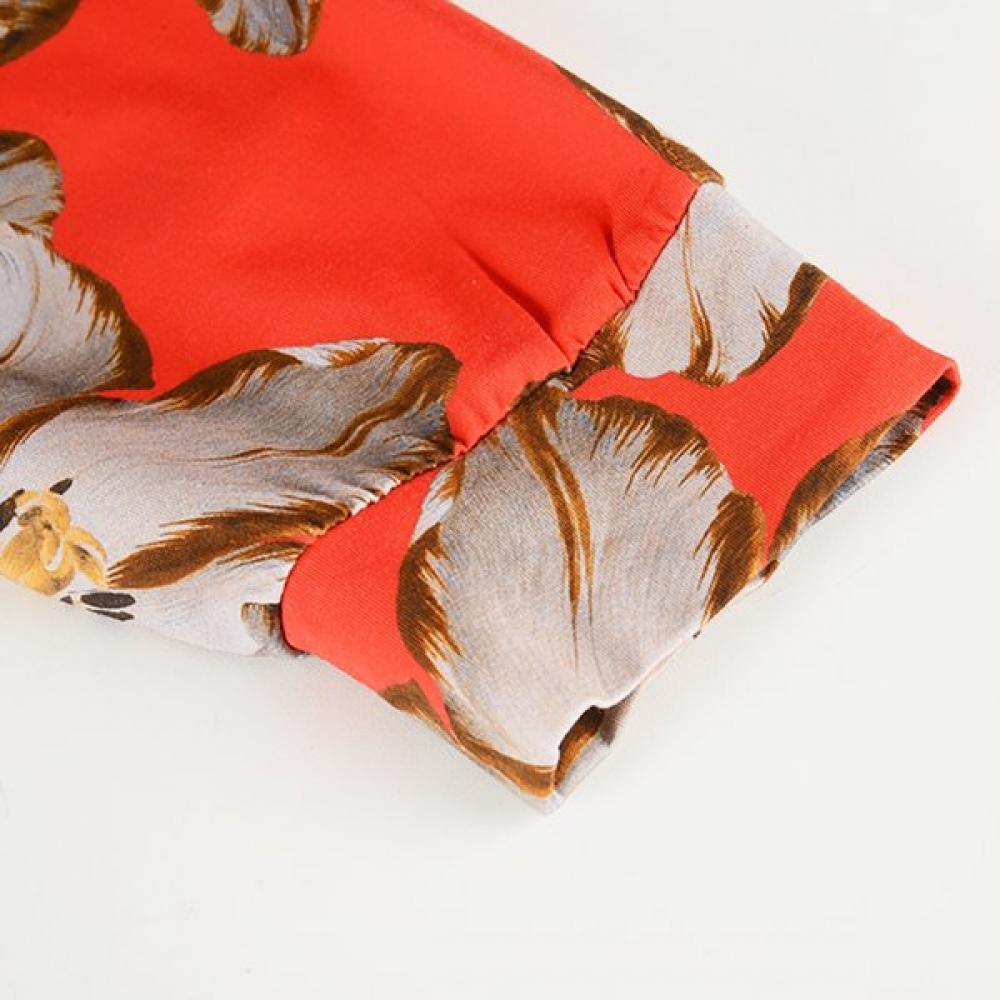 Oilily Mock Neck PaTTern T shirT ow9f2Ts019