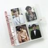 6-ring Photo Binder Call Book Collect Book Mini Photo Card Glitter Album