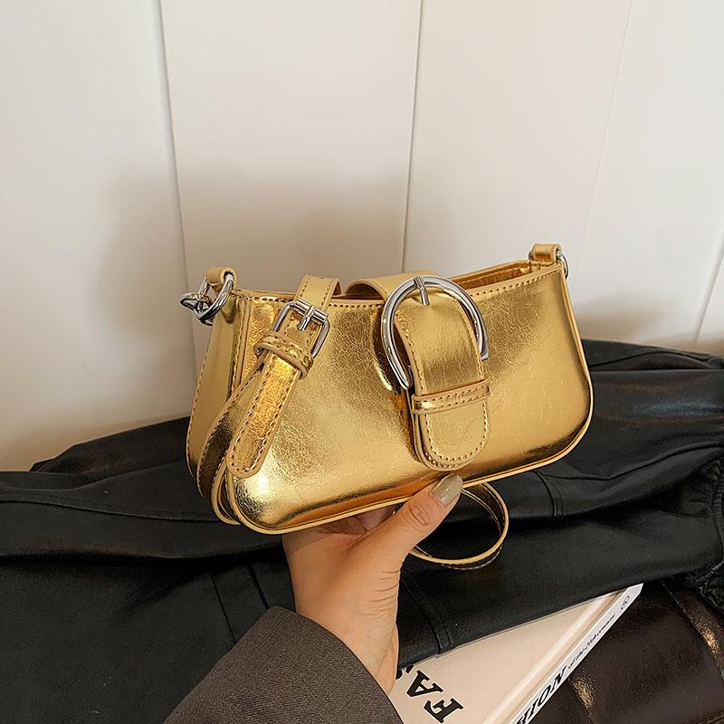 

новая сумка-багет женская сумка для ужина сумка через плечо рюкзак для хранения косметики Модный яркий материал PU