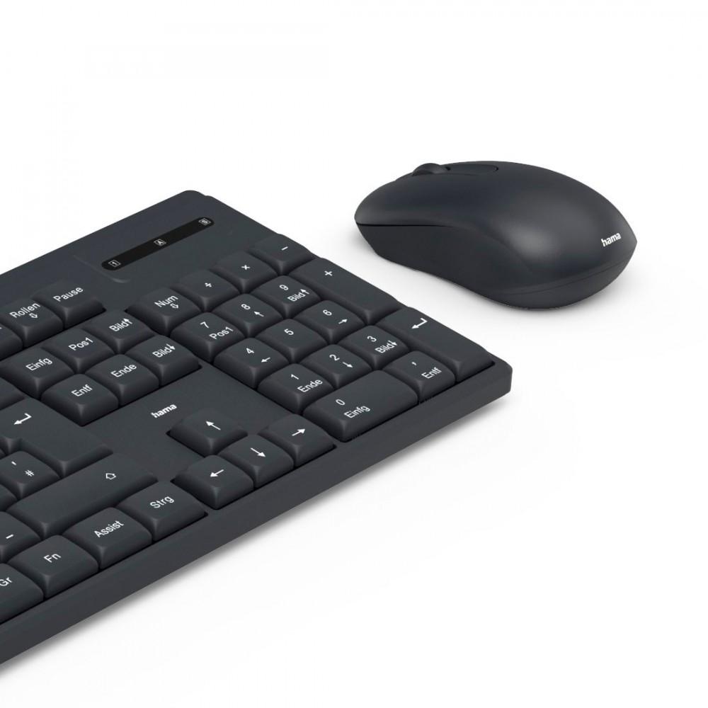 Keyboard and Mouse Set WKM-100 Black