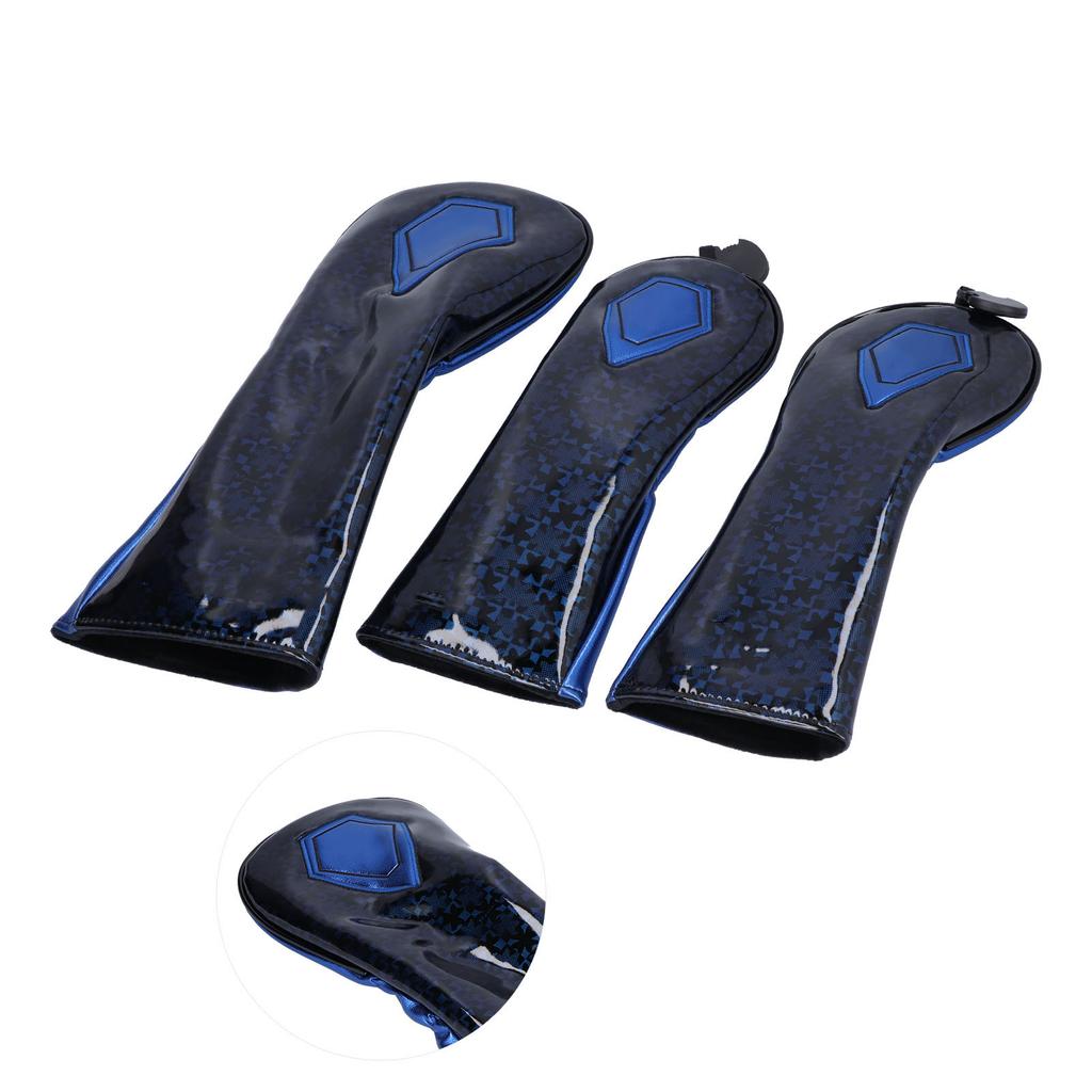 Golf Club Head Cover for Driver Cover Blade Putter Cover PU Leather Headcover Protector