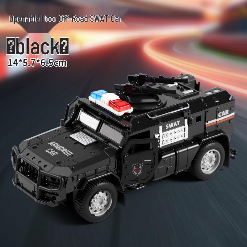 

Детская инерционная игрушка SWAT-машина с двойными дверями - Внедорожная когтевая машина для мальчиков