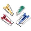 Quilting Tools 4/5 Piece Set with Bias Tape Maker, Folder and Binding Tool for Sewing Patchwork And, Green