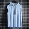Men's Trendy Hooded Vest - Modern Style, Youthful Appeal