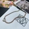 Sweet and Cool Wind Love, Trendy Design Sense Versatile Cold Wind Necklace Earrings