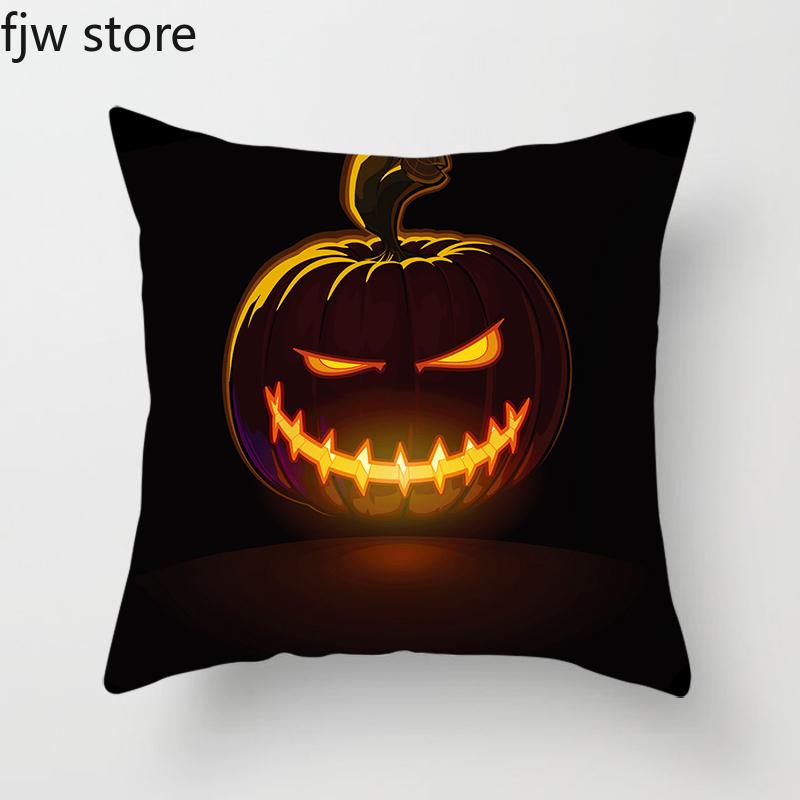 

Наволочка для украшения Хэллоуина, тыква, лицо призрака, вечеринка, диван, офис, автомобиль, наволочка для подушки, спальня, домашний декор 40x40cm