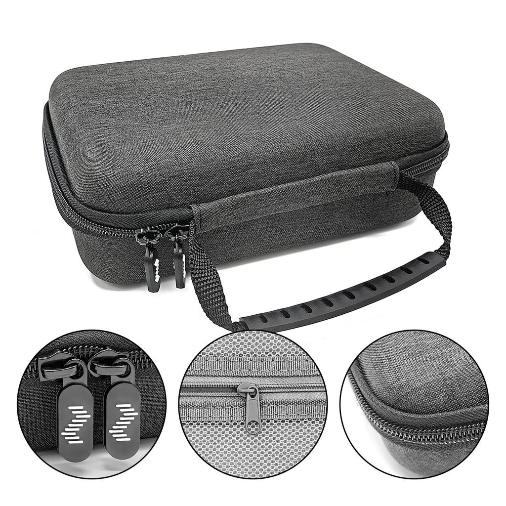 Musiin Premium Velvet Interior Hard Case for Zoom and A1X Guitar Bass Pedals G1X, G1X, B1X, Multi-Effects (Gray)
