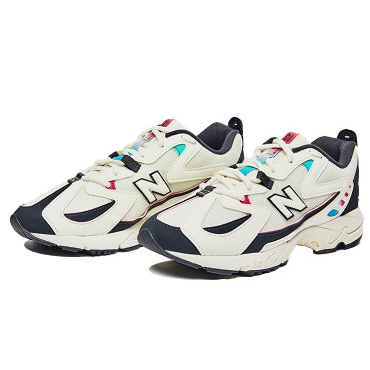 New Balance NB 828 Fabric Synthetic Leather Retro Versatile Low-Top Lifestyle Casual Shoes Unisex Sneaker White Black ML828NC