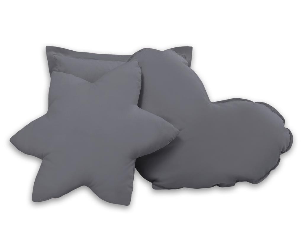 Tipi tent for children + mat + pillows + feather pendants - anthracite
