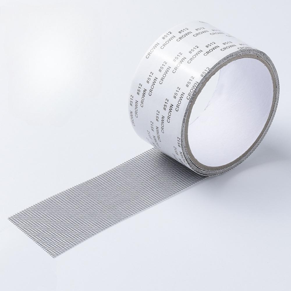 1Roll Screen Repair Subsidy Glass Tape,Covering Wire Mesh Tape,Window Screen Repair Kit Tape for Screen Door Tears and Window Screen
