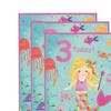 Simon Elvin Mermaid 3rd Birthday Greetings Card (Pack of 6)